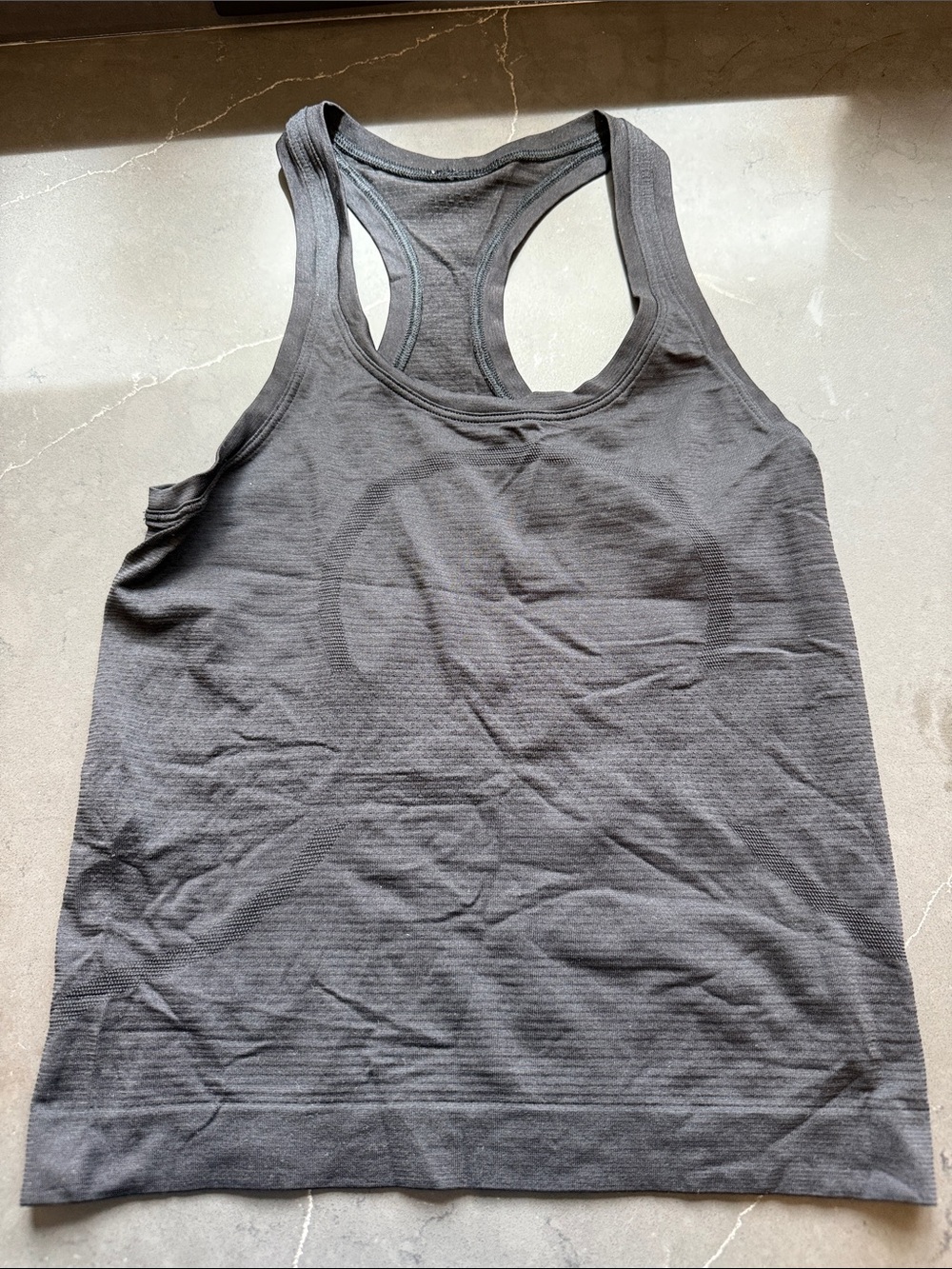 lululemon athletica Charcoal Gray Racerback Tank